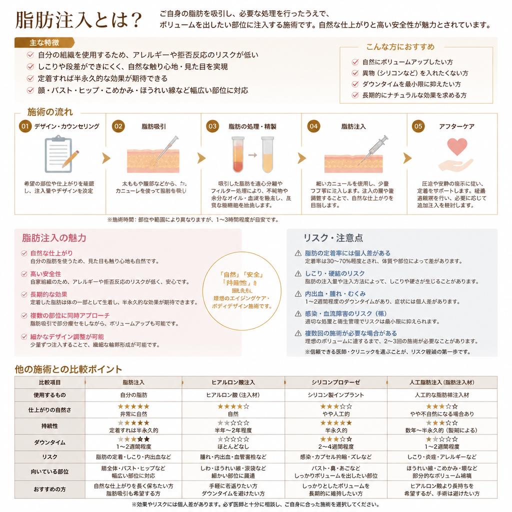 脂肪注入の基本と特徴