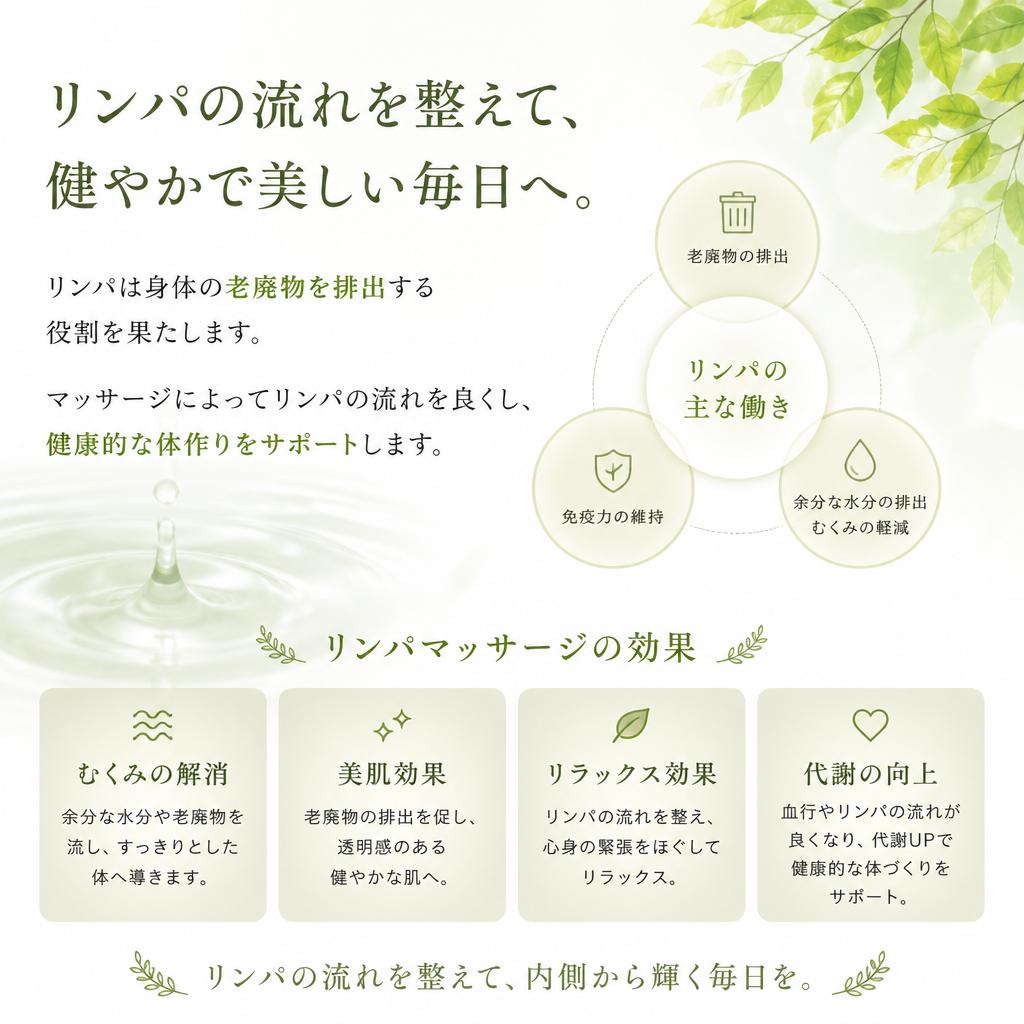リンパマッサージの重要性