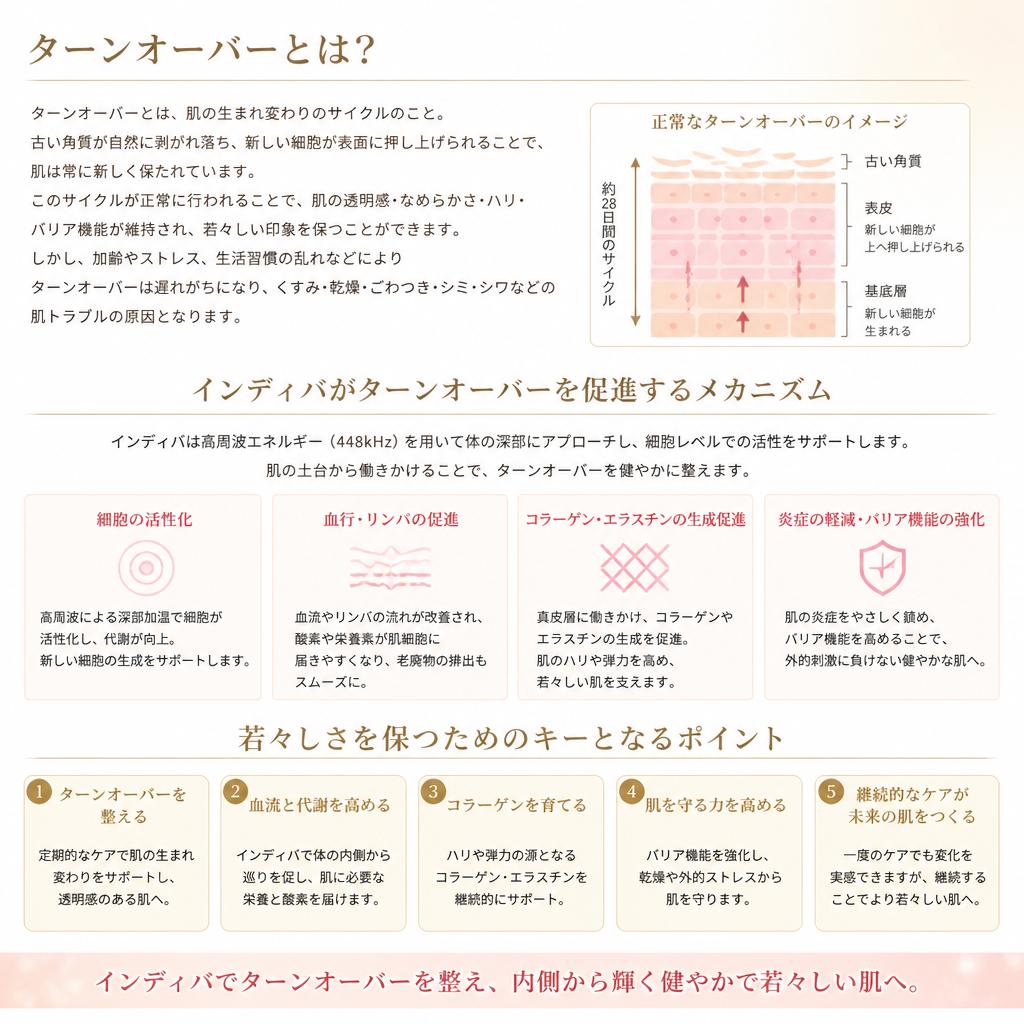 ターンオーバーの促進