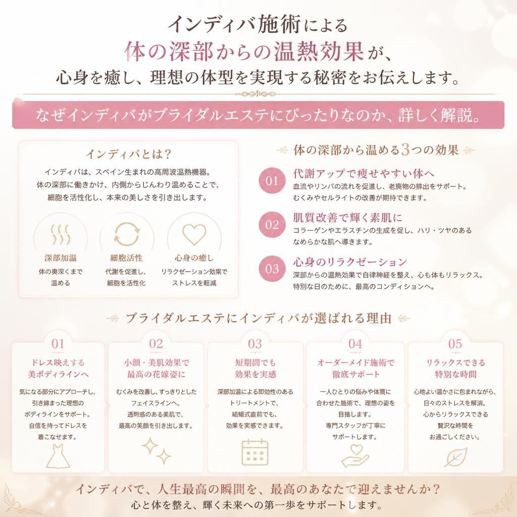 インディバ施術の特徴